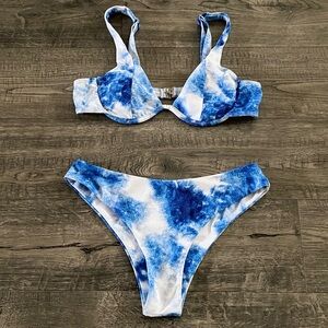 Blue Tie Dye Bikini 💙